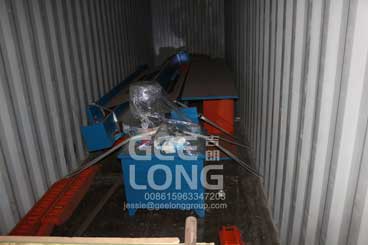 GeeLong Machinery mengekspor empat kontainer jenis mesin pengering logam lembaran panas tekan ke Filipina