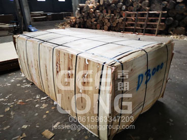 GeeLong Machinery mengekspor satu kontainer suku cadang pabrik kayu lapis