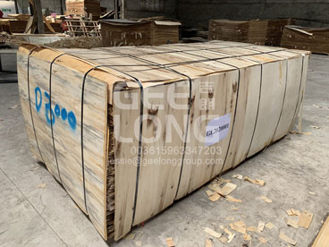 GeeLong ekspor 0.3mm ketebalan birch putih veneer dan lem granul dan benang lem