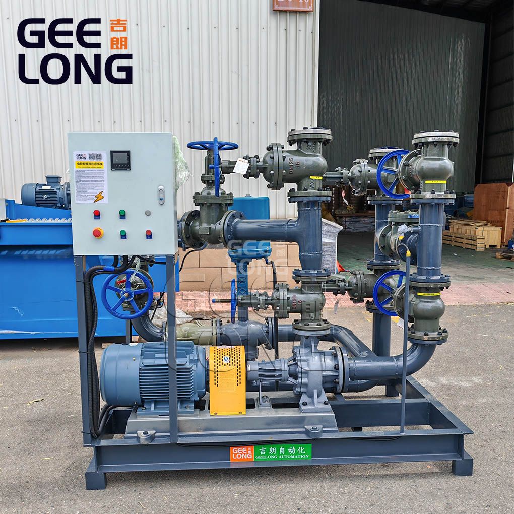 22KW thermal oil secondary circulation pump system with OMRON CONTROLLER