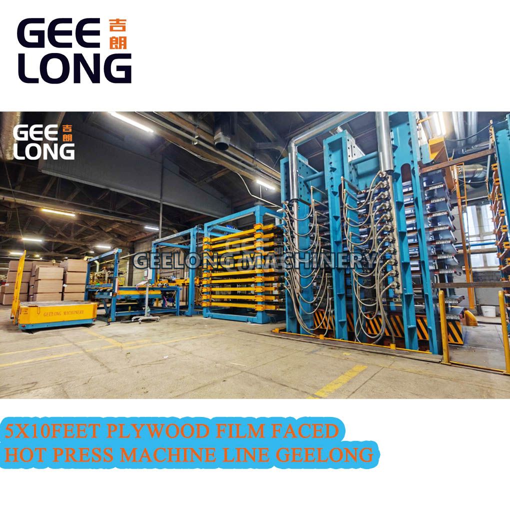 5x10feet plywood film menghadapi mesin pers panas garis GEELONG