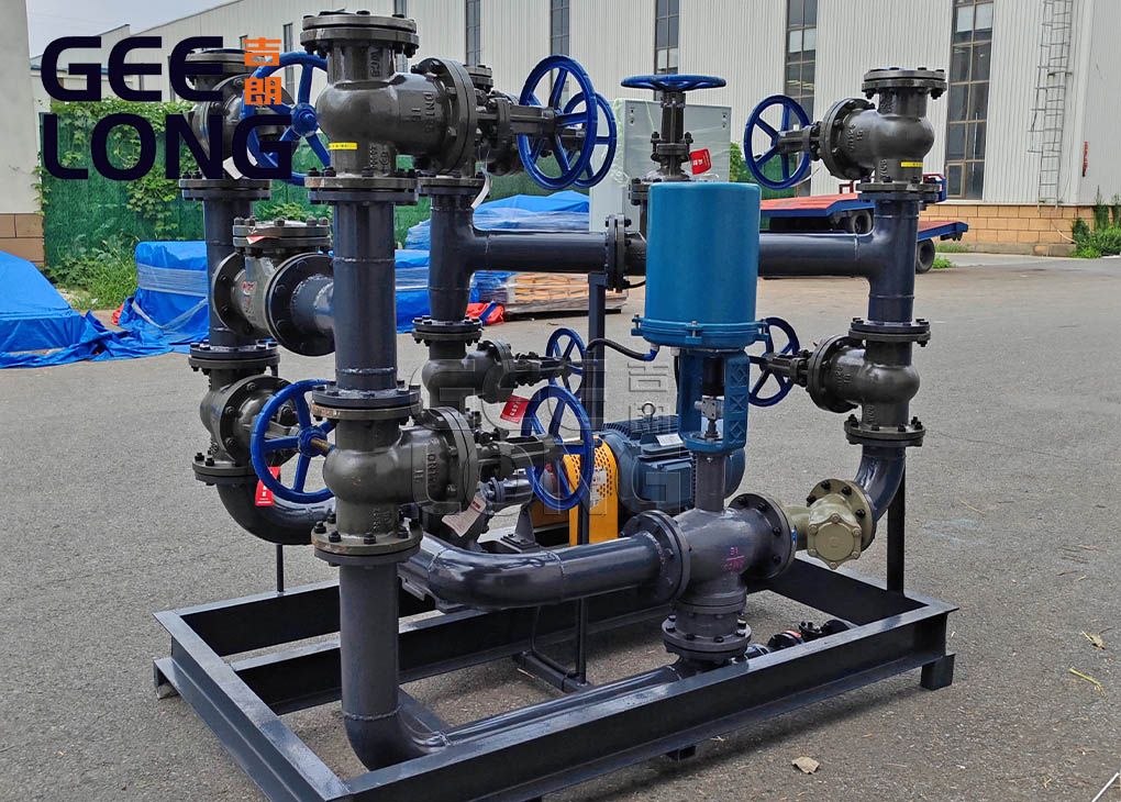 22KW thermal oil secondary circulation pump system with OMRON CONTROLLER