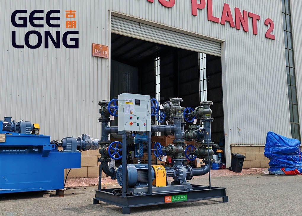 22KW thermal oil secondary circulation pump system with OMRON CONTROLLER