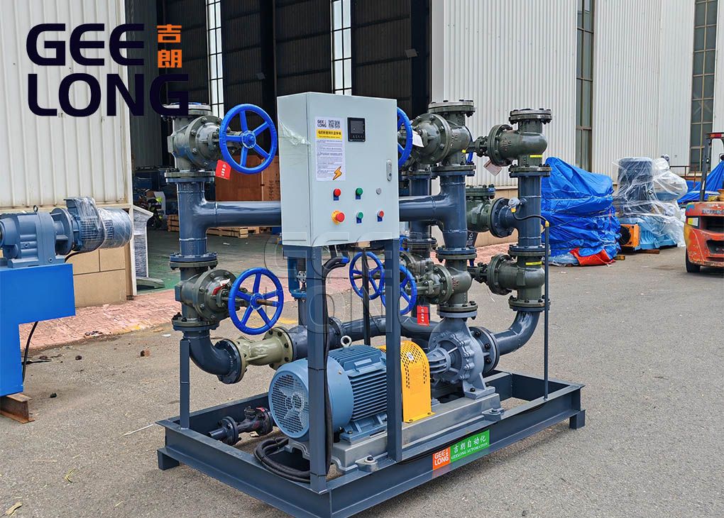 22KW thermal oil secondary circulation pump system with OMRON CONTROLLER